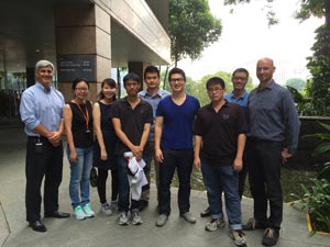 The A*STAR research group that has created an effective palladium catalyst.