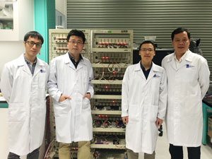 (left to right) Bing Li, Yun Zong, Xiaoming Ge, and Zhaolin Liu.