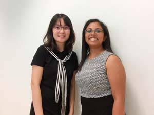 Stem Cell group members Eileen Sim and Asha Shekaran develop scalable and cost-effective technologies for stem cell expansion and bone tissue engineering.
