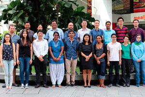 Chandra Verma's research group in the Bioinformatics Institute.