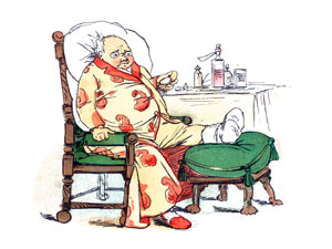 Gout has been associated with overindulgence – sometimes unfairly.