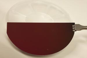 A silicon-rich nitride film grown by inductively-coupled plasma chemical vapor deposition on a silicon substrate with a layer of silicon dioxide.