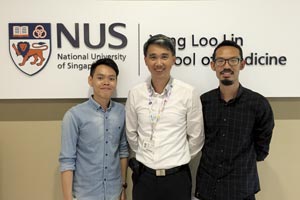 From left to right: Ling-Wei Chen, Yung Seng Lee and Izzuddin Aris.