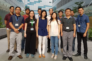 DSI and IMRE members of the Skyrmion Programme. Those in italics contributed to Ref 1. Back Row (left to right): Anjan Soumyanarayanan, Abhijit Ghosh, Goolaup Sarjoosing, Hang Khume Tan, Anthony Tan, Ramu Maddu, Sze Ter Lim. Front Row (left to right): James Lourembam, Hui Ru Tan, Pin Ho, Lisen Huang, Ming Lin.