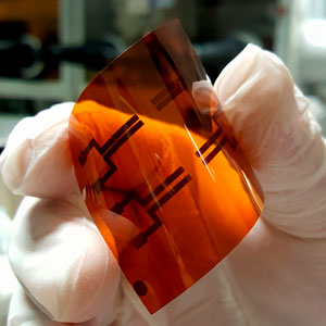 Transparent flexible electronics based on 2D materials.